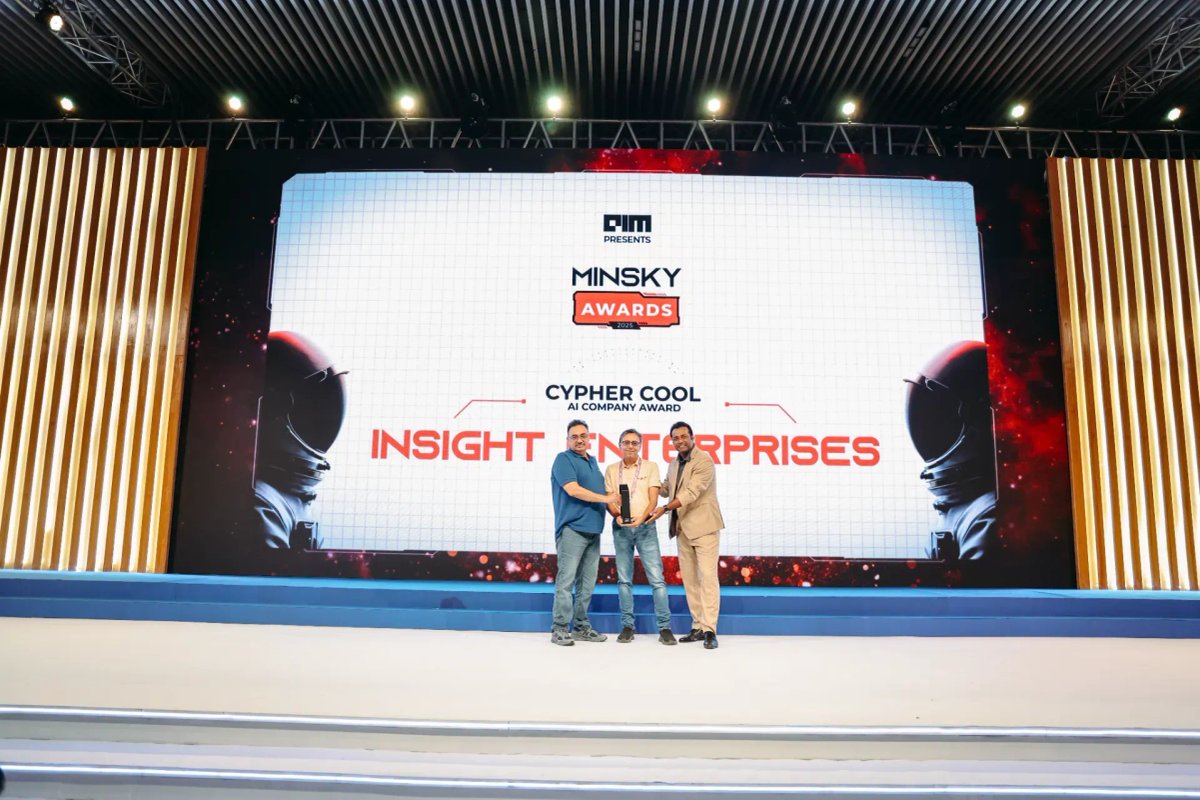 Cypher Cool AI Company Award at Minsky Awards 2025