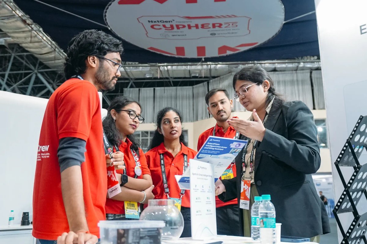 Discussion at Cypher25 Exhibition Booth